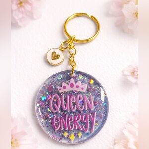 Queen Energy Glitter Key Holder